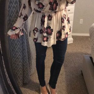 Free People Floral Tunic